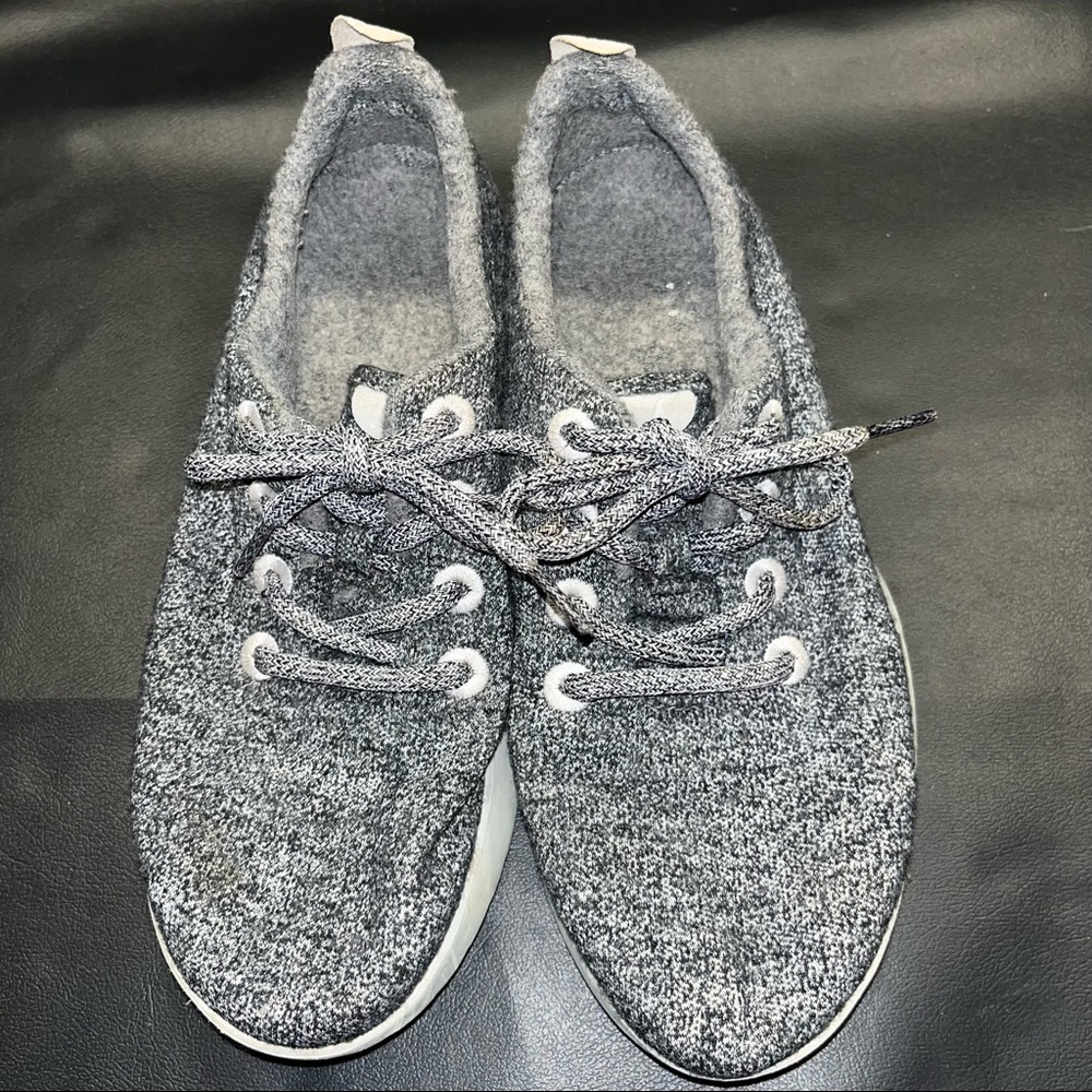 Allbirds The Wool Runners Grey Tennis Shoes Size Women 8